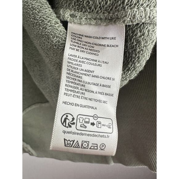 We The Free People Camden Henley Long Sleeve Sweatshirt XS Slouchy Boho Grunge - Picture 12 of 15